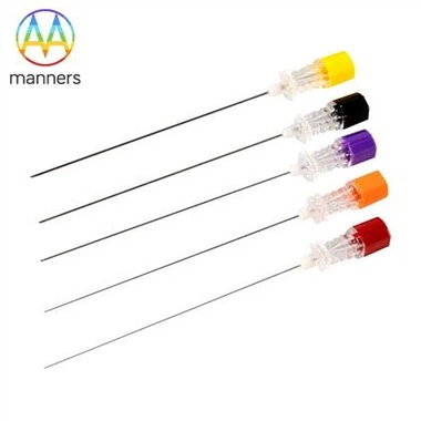 Engångs steril Quincke spets spinalnål