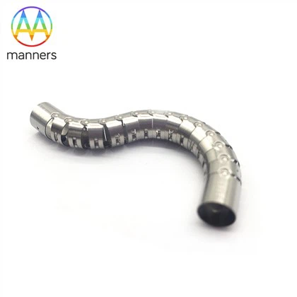 Rostfritt stål endoskop orm benrör